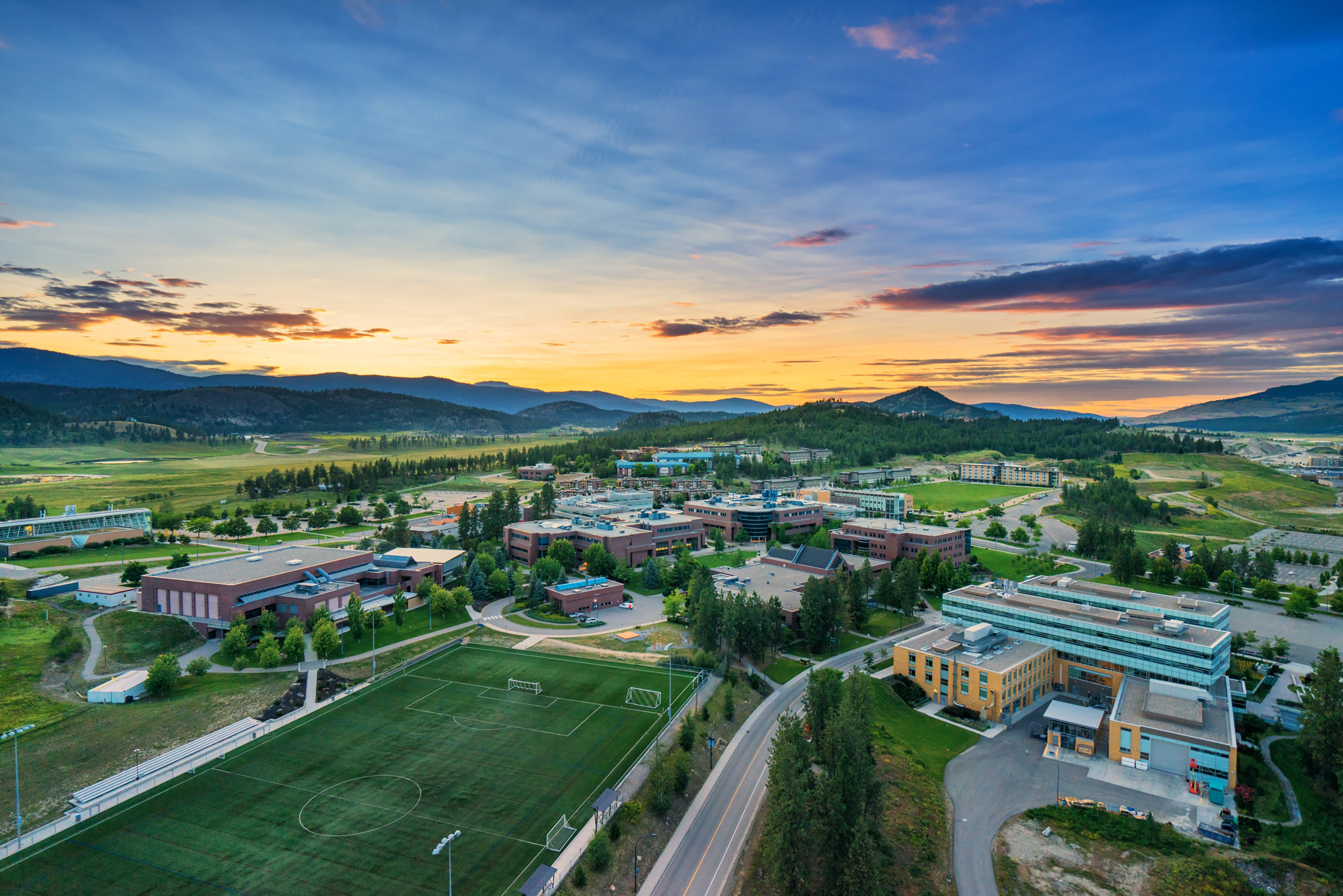 Horizontal banner of Okanagan campus